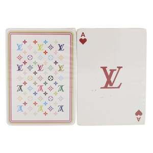 Louis Vuitton Monogram Multicolor Playing Cards Black